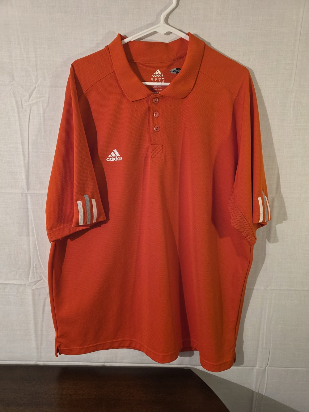 Adidas "Climacool" Men's Performance Golf Polo Shirt Sz XL